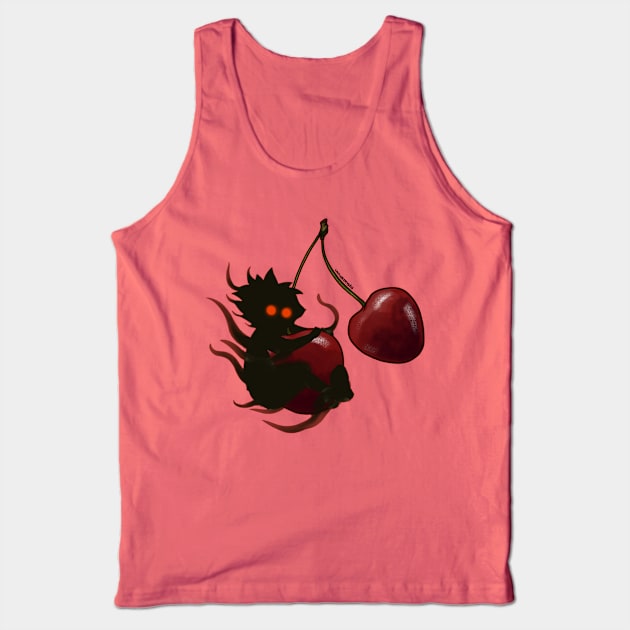 The Cherry Thief Tank Top by LocalCryptid